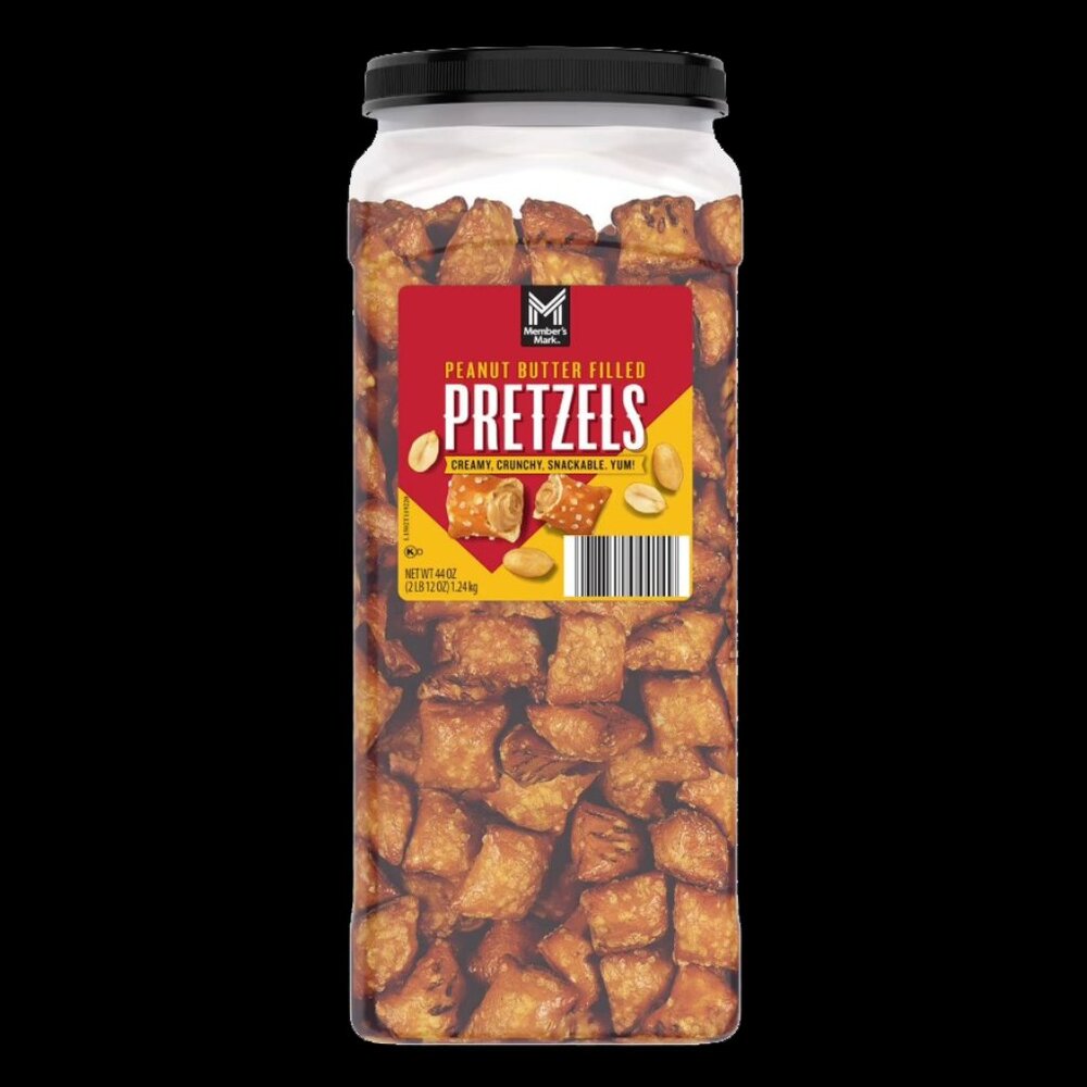 Member's Mark Peanut Butter Filled Pretzels, 44 oz.
